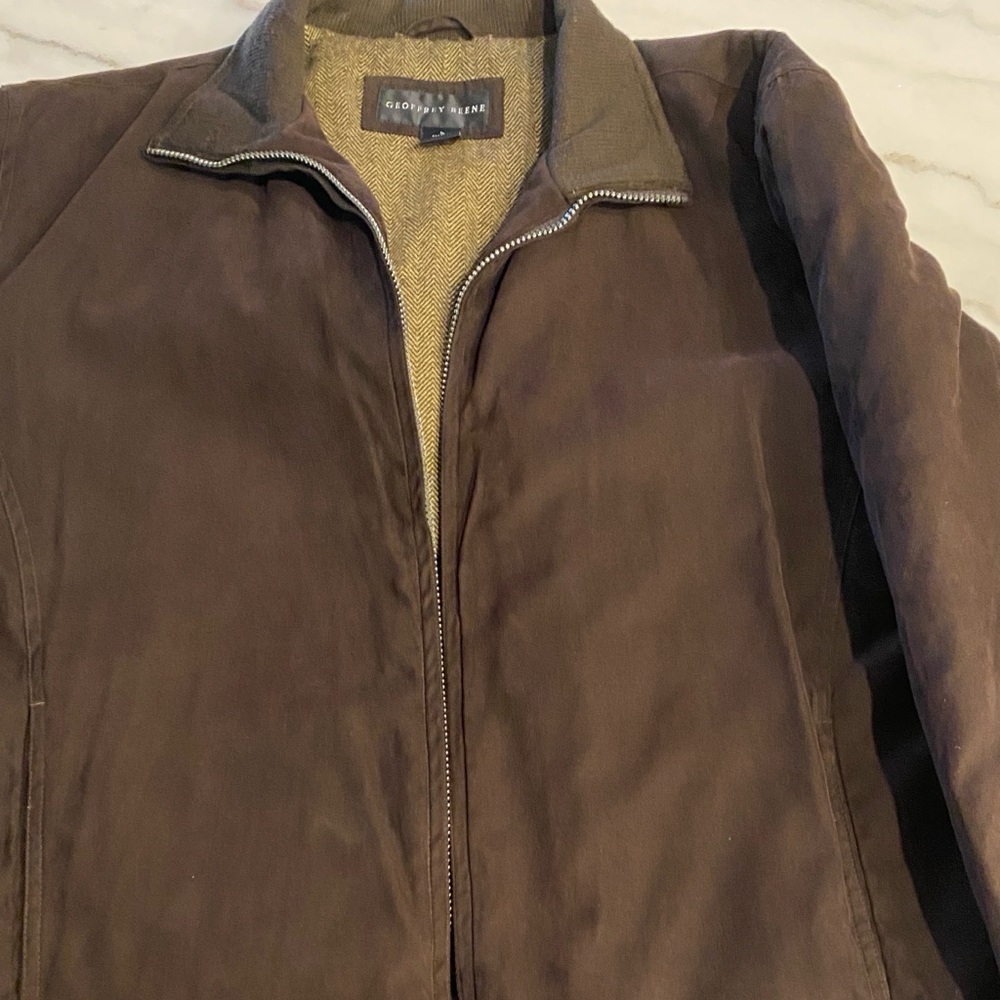 Geoffrey Beene Dark Brown Lightweight Jacket